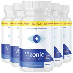 Original Vizonic Kapseln (90 St.) | Natürliche Augenvitamine – Unterstützt deine Sehkraft 5x