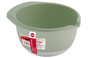 EMSA Kunststoff-Rührschüssel Prep & Bake 2,8l grün