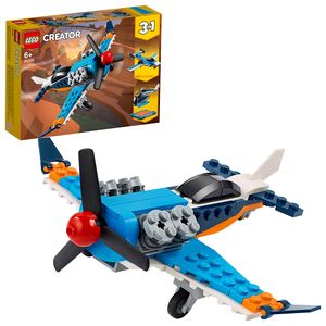LEGO 31099 Creator 3v1 Vrtulové letadlo, tryskové letadlo nebo vrtulník, hračky pro děti od 6 let, letadlo, stavebnice
