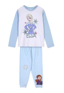 Frozen - Die Eiskönigin Anna und Elsa Pyjama Schlafanzug Langarm-Shirt + Schlaf-Hose Kinder Mädchen    , Größe Kids:98