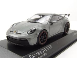 Porsche 911 (992) GT3 2020 grau metallic Modellauto 1:43 Minichamps