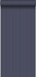 ESTAhome Tapete Streifen Marineblau - 136445 - 53 cm x 10,05 m