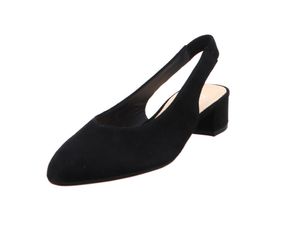 Gabor dámske lodičky, dámske podpätky, slingback, kožené, členkový remienok, kancelárske lodičky, kancelárske, pohodlné, elegantné, vysoké podpätky, čierne, 38 EU / 5 UK