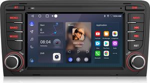 carplay android 13 7''WIFI  DAB 1+32G NAVI Audi A3 S3 RS3 2003-2012 BT 4Kern GPS SWC RDS android auto fm