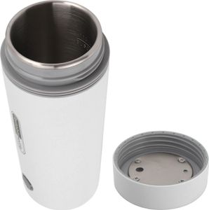 Cestovní rychlovarná konvice 300 W 350 ml nerezová ocel automatická izolace přenosná mini konvice na kávu bílá zástrčka EU 220 V 50 Hz
