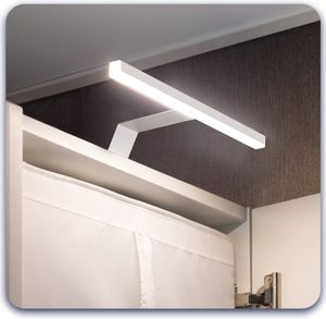 Eleganca langlebige Spiegelleuchte – LED Schrankbeleuchtung – Badezimmer Spiegellampe - Weiße Wandleuchte - 1 Stück Spiegellampe – IP44 – 2700K - 30x3,5cm