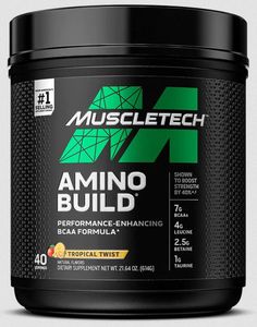 Muscletech Amino Build - 593-614g-Dose Tropical Twist