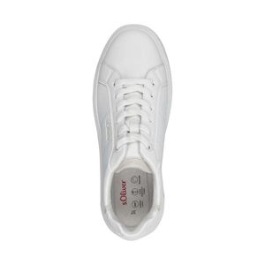 s.Oliver sneaker damski modna platforma luźne wkładki 5-23635-42, rozmiar:38 EU, kolor:Biały