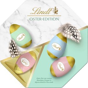 Lindt Oster-Edition große Kassette | 216g Schokoladeneier | Osterschokolade als ideales Geschenk