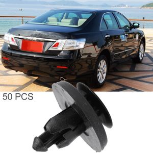 Klipsy zderzaka samochodowego - Klipsy mocujące typu push, chlapacze do Toyota 90467-07166, 50 szt