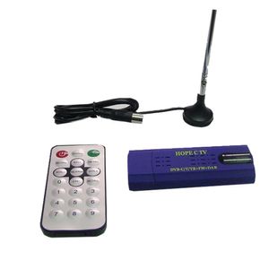 HOPE R C TV tuner, Full HD, USB2.0, DVB-C/T/T2 + FM přijímač, stereo, dálkové ovládání, anténa