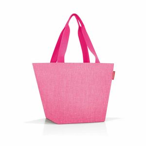 reisenthel shopper M, nákupná taška, polyesterová tkanina, Twist Pink, 15 L, ZS3094