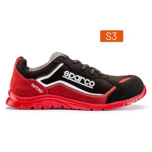 Sparco 07522RSNR Nitro Marcus ESD S3 SRC Sicherheitsschuh, Rot/Schwarz, 44