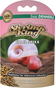 Shrimp King Snail Stixx 45g - Futter für Schnecken im Aquarium | Mit Calcium, Spinat und Kelp Algen