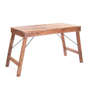 Psací stůl "LUPINUS" | mahagon, 125 cm | skládací dřevěný stůl