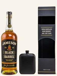 Jameson Black Barrel - Geschenkverpackung mit Flachmann - Irish Whiskey
