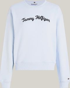 Hellblauer Vintage-Pullover für Damen von Tommy Hilfiger - L