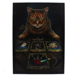 Lisa Parker Leinwanddruck The Reader Tabby Cat mit Katzen-Motiv SD247 (S) (Bunt)