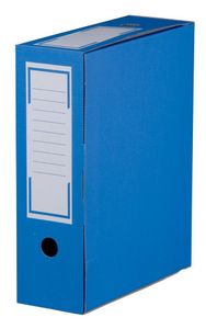Ropipack Archiv-Ablagebox Ablageschachtel Ablagekarton Breit 315 x 96 x 260 mm Blau - 20 Stück