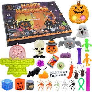 Halloween Kalender Pop It Fidget Toys Kürbis