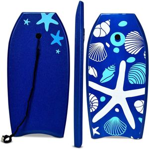 COSTWAY Bodyboard, Schwimmbrett Schwimmboard, Surfbrett Kinder und Erwachsene, Surfboard, Sup-Board 104x51x6cm