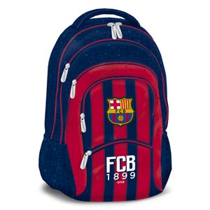 ARS UNA Schulrucksack FC Barcelona mit 5 Fächern, blau-rot, für Jungen