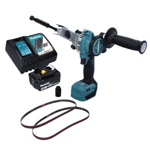 Makita DBS 180 RM1 Akku Bandfeile 18 V 9 x 533 mm Brushless + 1x Akku 4,0 Ah + Ladegerät