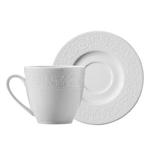 Hermia Concept, Kütahya- KTP1293, Weiß, Kaffeetassen, 100% Porzellan