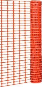 Bariérový plot stavebný plot 1x50m, oká 100x26mm, oranžová farba, výstražný plot, ochranná sieť záhradného plota