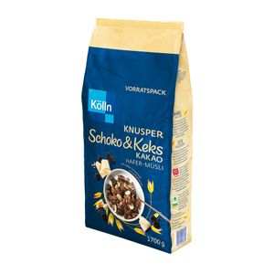 Müsli Knusper Schoko & Keks Kakao 1700 g von Kölln