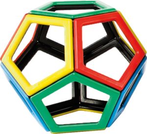 Polydron magnetisch Fünfecke 12tlg. Magnetbausteine Pentagon