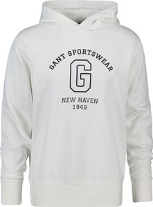 Gant Graphic 2067033 Kapuzenpullover Weiß S Mann Weiß S Gant Graphic 2067033 Kapuzenpullover Weiß S Mann Weiß S
