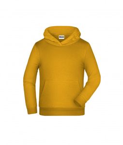 James & Nicholson Kinder Kapuzen Sweater Hoodie JN796K gold yellow XS