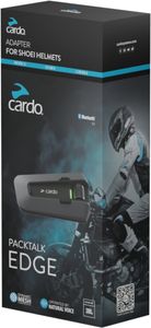 Cardo Packtalk Adapter für Shoei Helme (Black,One Size)