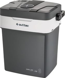 Outtec® Mini Kühlschrank - 32L Nutzinhalt - Kleiner Getränkekühlschrank, Minibar, Tragbare Kühlbox für Camping, Büro, Garten, Picknick, Outdoor