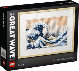 Stavebnica LEGO Art 31208 Hokusai – Veľká vlna (1 810 dielikov)