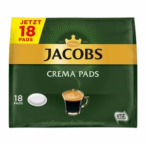 Jacobs Crema Pads | 18 Senseo kompatible Kaffeepads 118 g