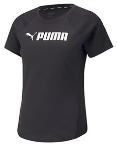 PUMA FIT Logo Trainingsshirt Damen 51 - puma black M
