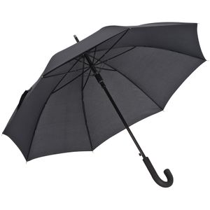 Automatik-Regenschirm / mit Aluminiumschaft / Farbe: schwarz