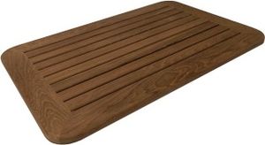 Massive Teak Holz Tischplatte : 450x700mm