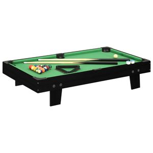 vidaXL 3-nohý mini biliardový stôl 92x52x19 cm čierny a zelený