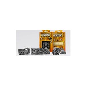 Metall Steampunk Dice Set  (7 Würfel)