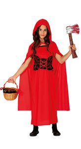 Rotkäppchen - Kostüm für Mädchen Gr. 110 - 146, Größe:140/146