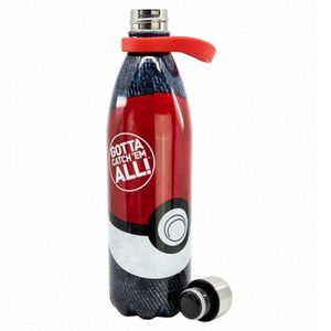 Thermo-Trinkflasche | 1000 ml | Pokemon | Kinder Edelstahl Flasche