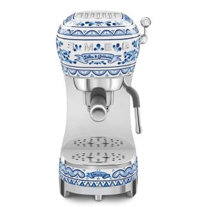 SMEG ECF02DGBEU Espresso-Kaffeemaschine Siebträger Dolce & Gabbana Blu Mediterraneo
