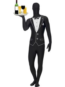 Butlerkostüm Butler Kostüm schwarz Kellner Kellnerkostüm Ganzkörperkostüm Diener Gr. 48/50 (M), 52/54 (L), 56/58 (XL), Größe:XL