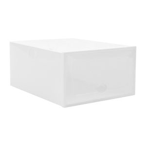 20 x Schuhkarton Kunststoff Schuhbox  Schuhaufbewahrungsbox    Transparent    Faltbox    Schuhbox