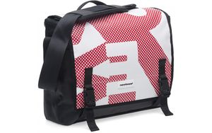 New Looxs Messenger Postino Office 14l Red / White / Black One Size