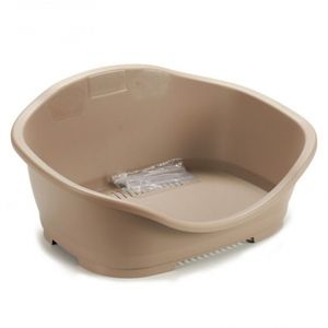 Stefanplast pelech pre psov béžový plast (42 x 24 x 56 cm) (56 x 24 x 42 cm)