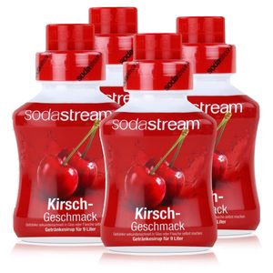 SodaStream Getränke-Sirup Softdrink Kirsch Geschmack 375ml (4er Pack)